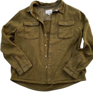 GOODFELLOW & CO Men’s Green Snap Button-Up Sweater Jacket, Size XL